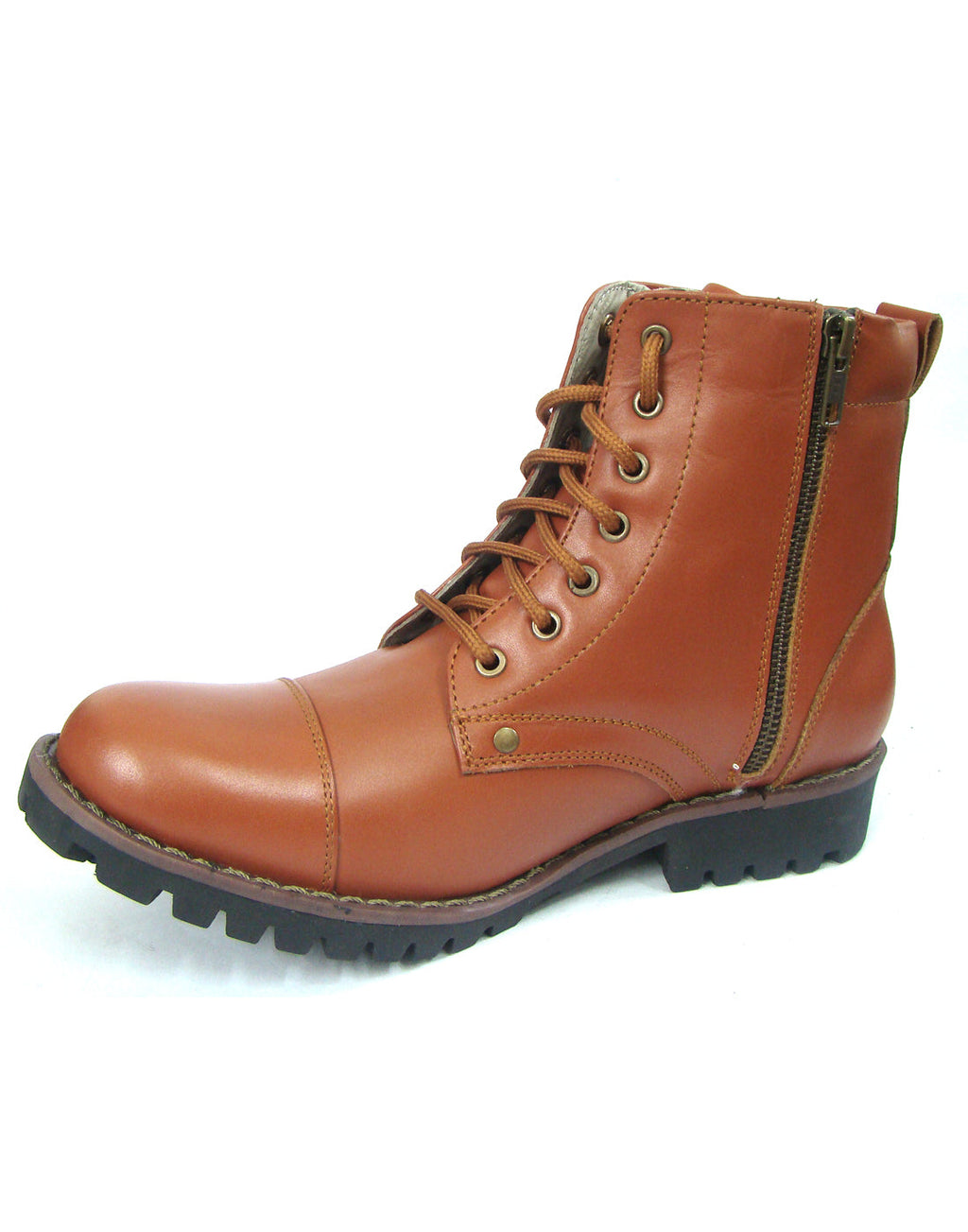 Police DMS Boot : Genuine leather Police Uniform boots with Brass side chain & Memory foam footpad.  Article-A601P