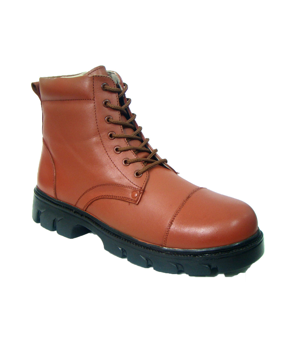Police DMS Boot : Genuine leather Police Uniform boots with  Brass side chain & Memory foam footpad.  Article-601P