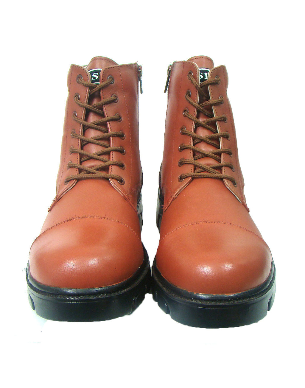 Police DMS Boot : Genuine leather Police Uniform boots with  Brass side chain & Memory foam footpad.  Article-601P
