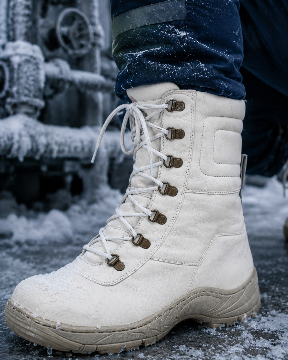 Thermal Boot Ankle - White