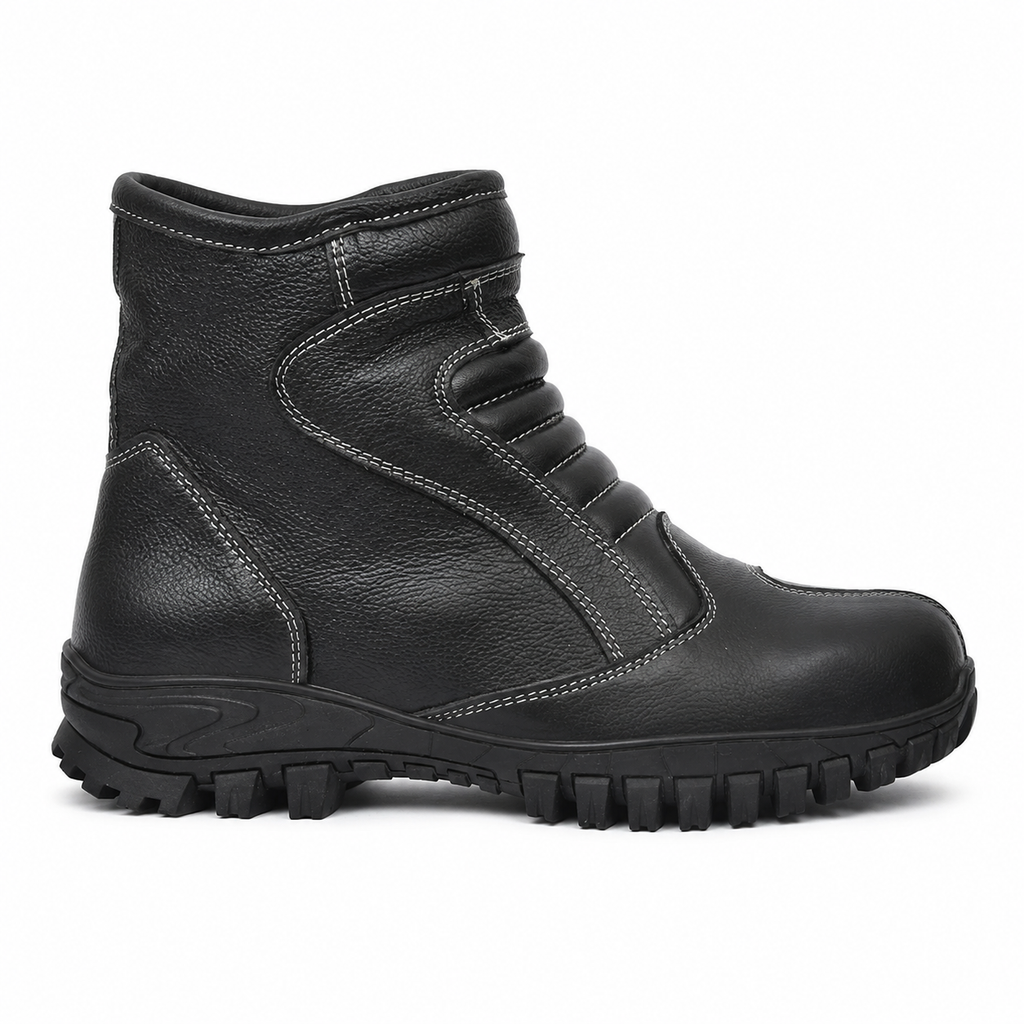 Biker Steel Toe - Black
