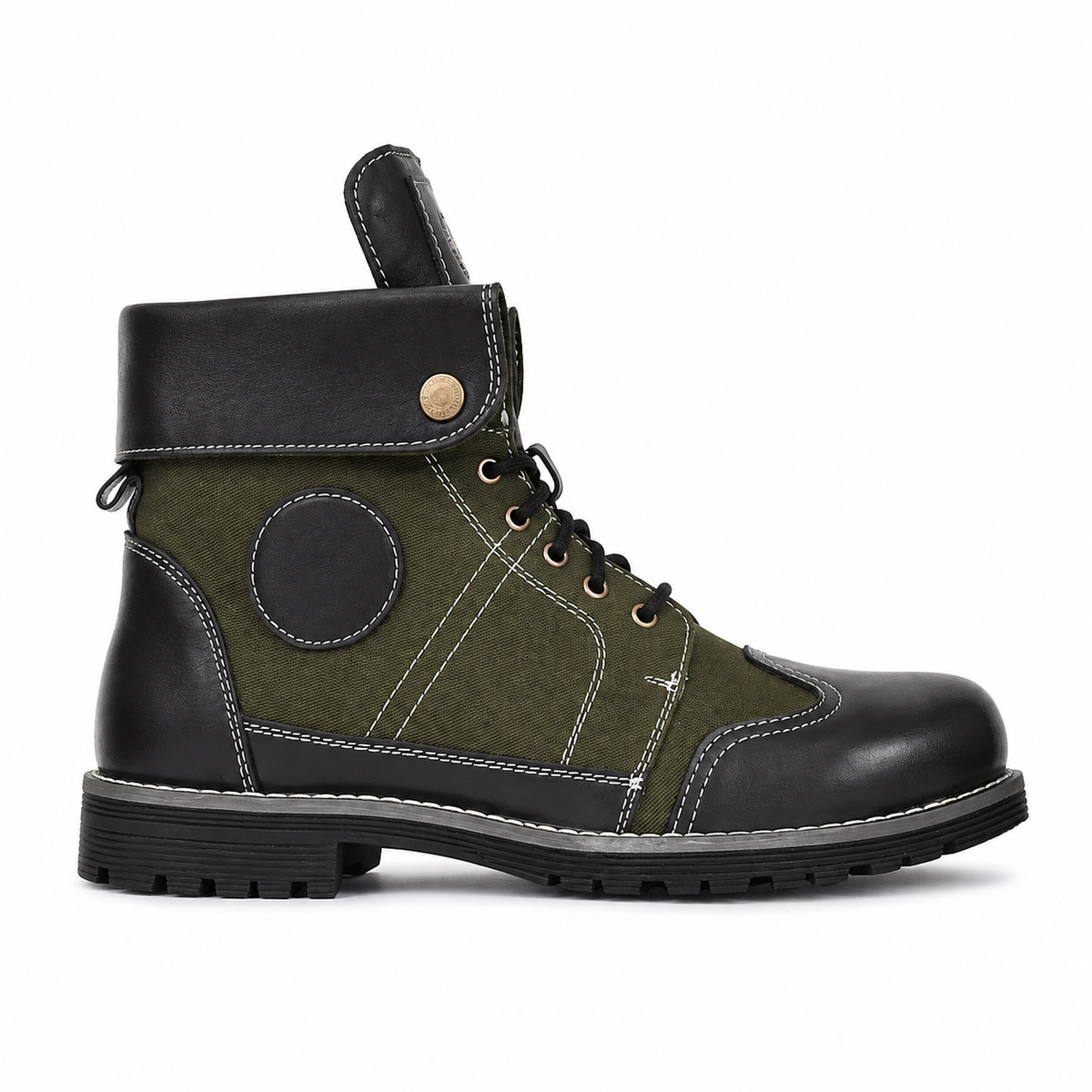 Biker Boots : 6 & 9 Inches Foldable Leather with heavy duty Rubber sole.