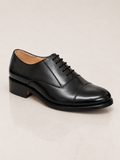 amisar black leather argentinian leather sole oxfords classic goodyear welted side view