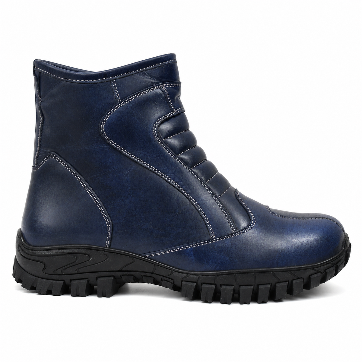 Biker Steel Toe - Blue