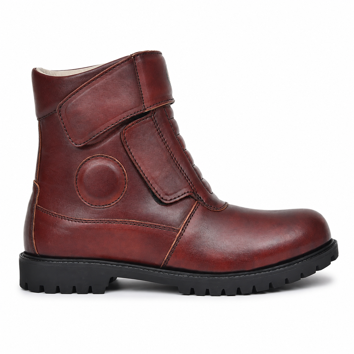 Biker Steel Toe - Brown
