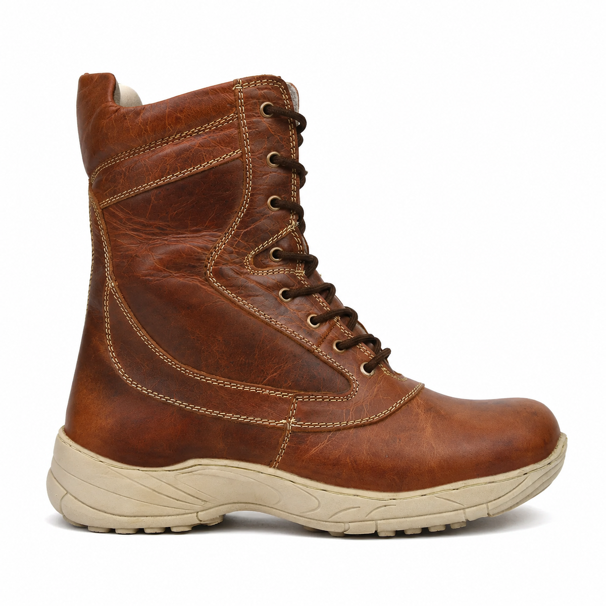 Biker Steel Toe Classic - Brown