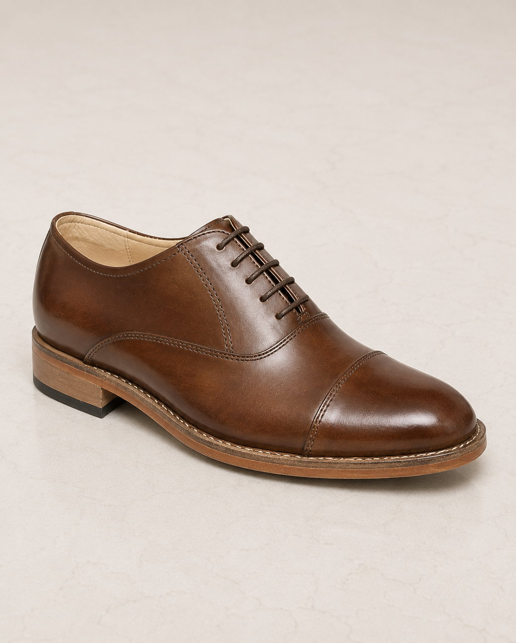 amisar pine leather hadmade argentinian leather sole lace up oxfords goodyear welted side view