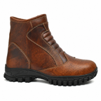 Biker Steel Toe - Brown Rugged