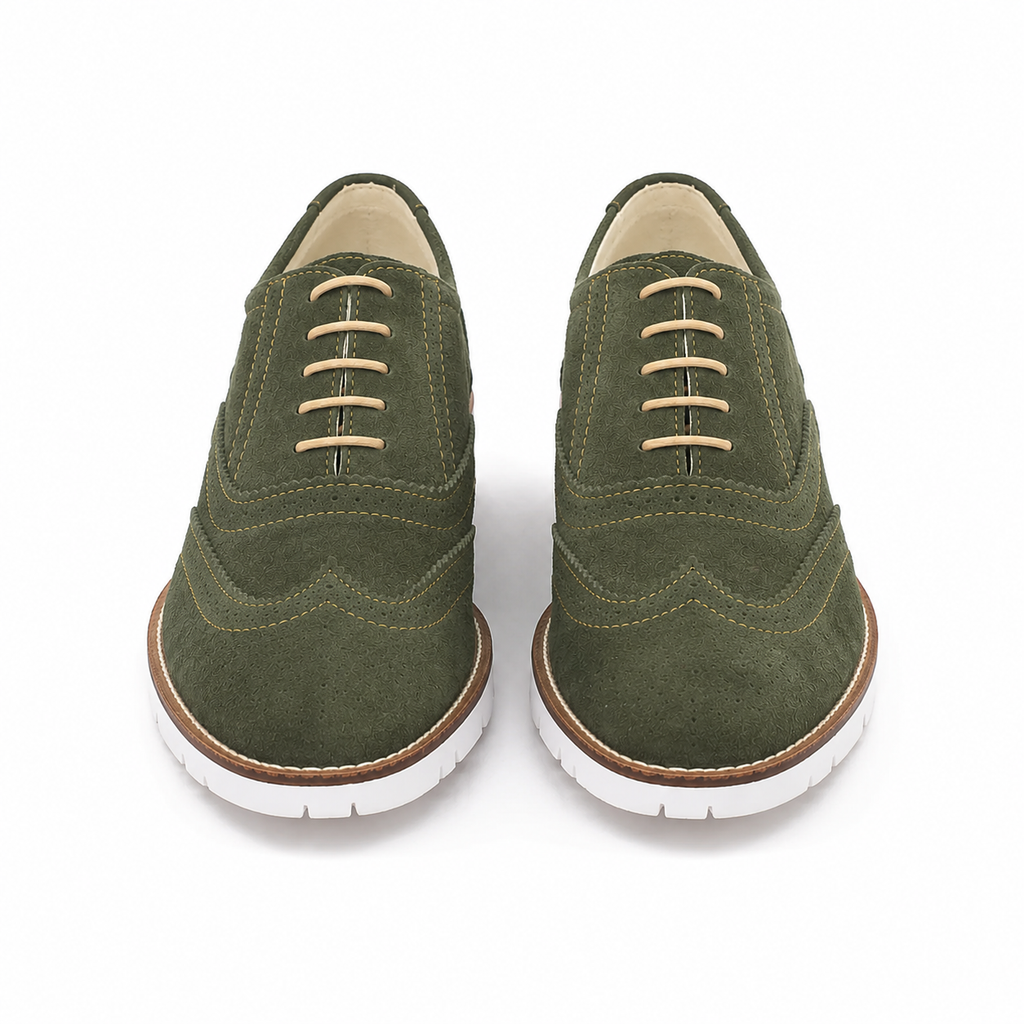 Sneaker - Green Suede