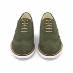 Sneaker - Green Suede