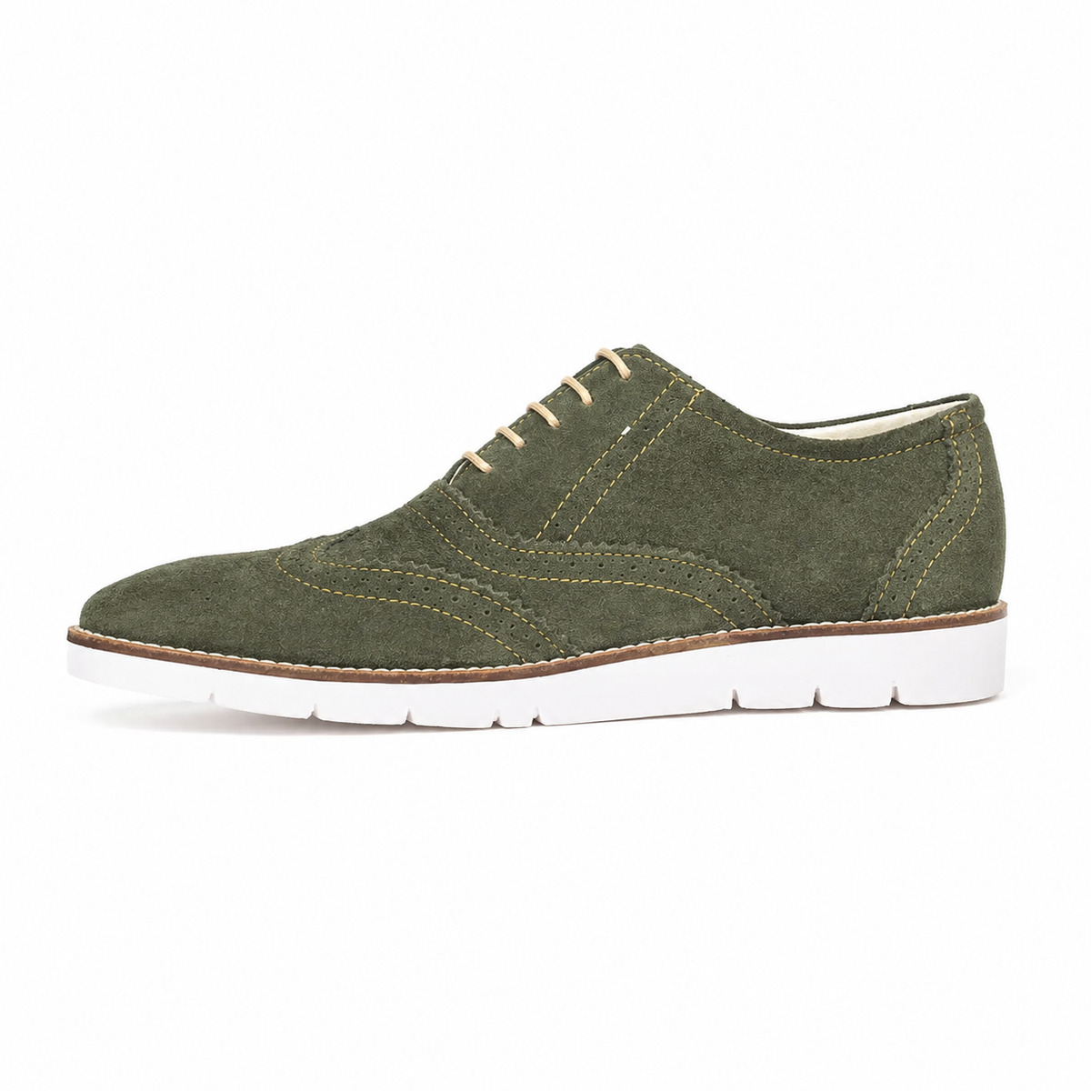 Sneaker - Green Suede