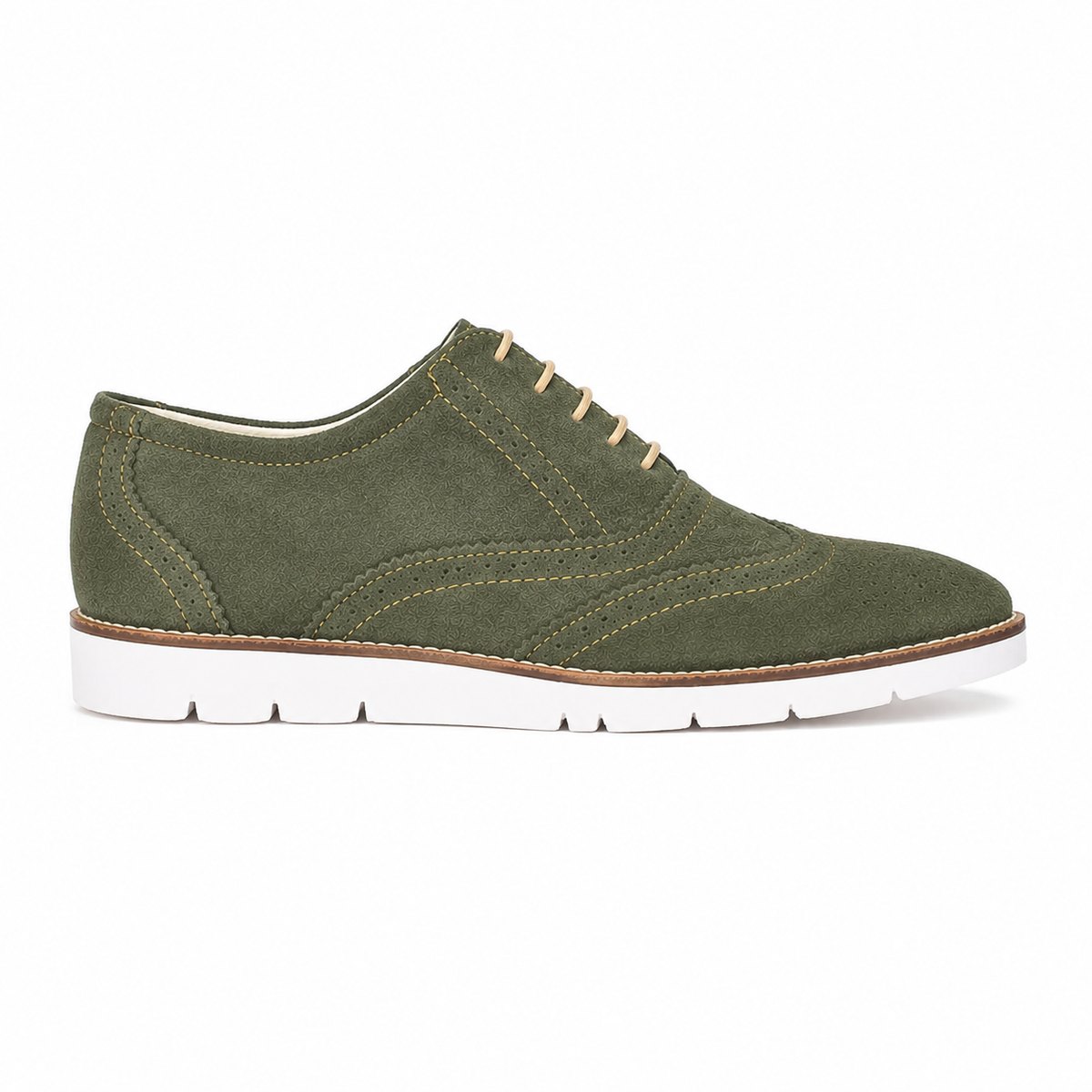 Sneaker - Green Suede