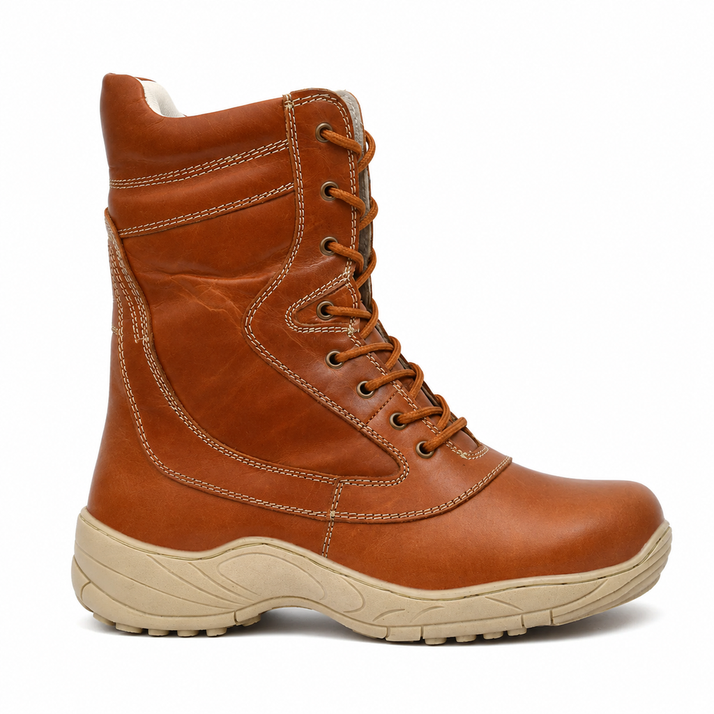 Biker Steel Toe Classic - Tan