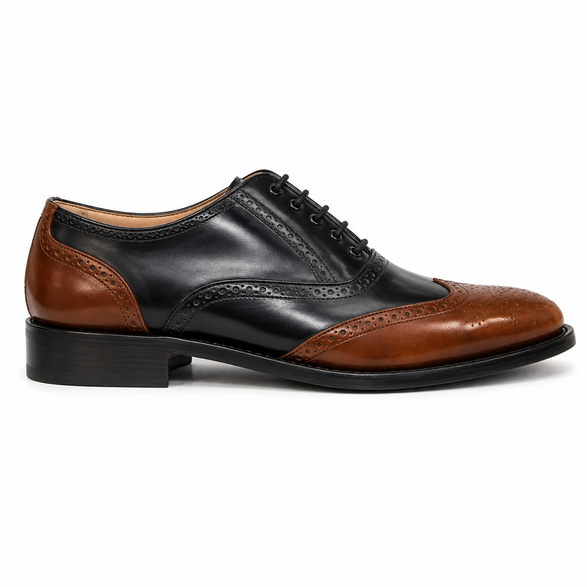 Goodyear Brogue - Tan & Black