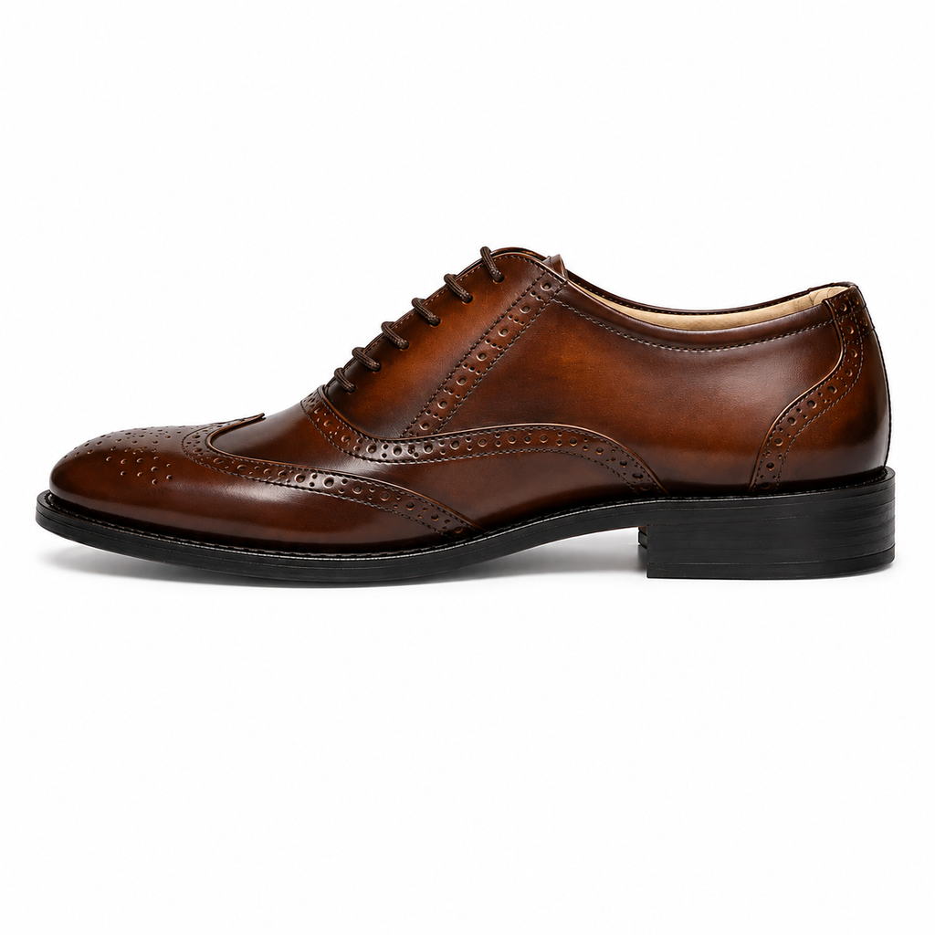 Elevator Brogue - Tan