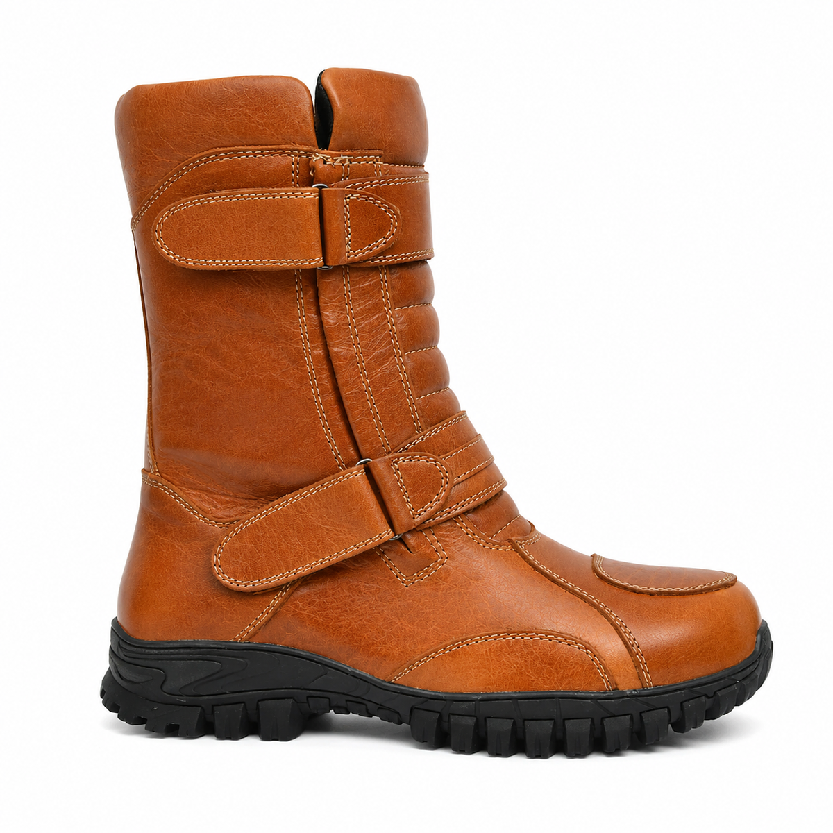 Biker Boots - Tan Rugged