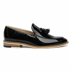 Tassel Loafer - Black Patent