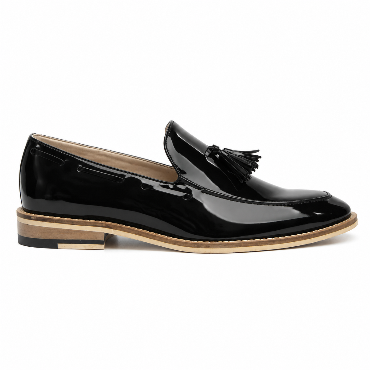 Tassel Loafer - Black Patent