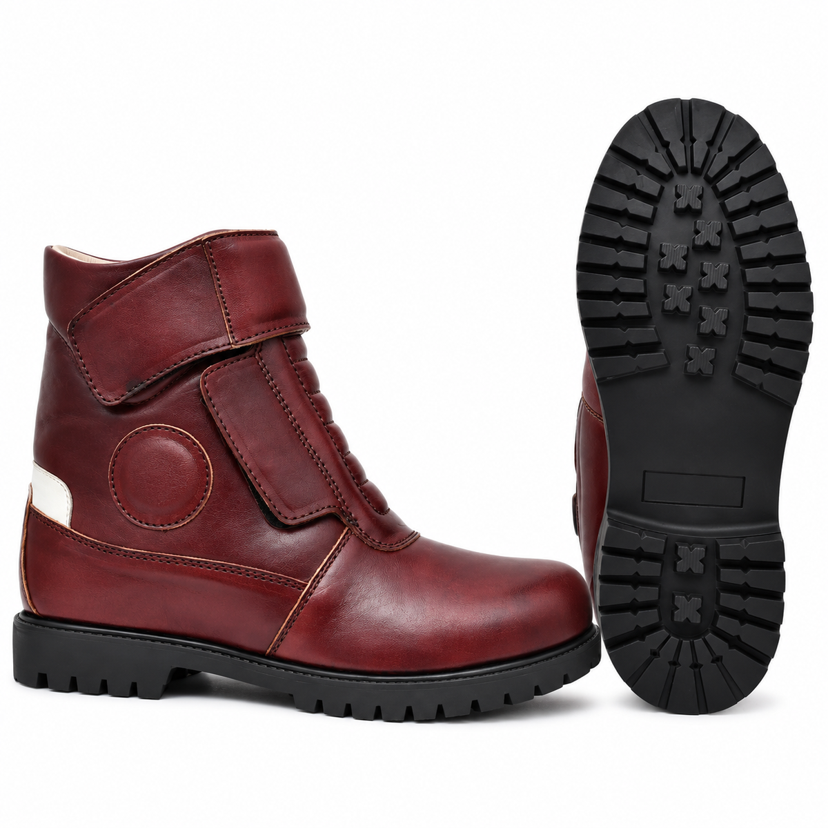Biker Steel Toe - Brown