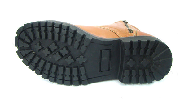 Police DMS Boot : Genuine leather Police Uniform boots with Brass side chain & Memory foam footpad.  Article-601PDM